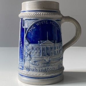 Vintage German Souvenir Mug The White House Washington D.C. Beer Stein